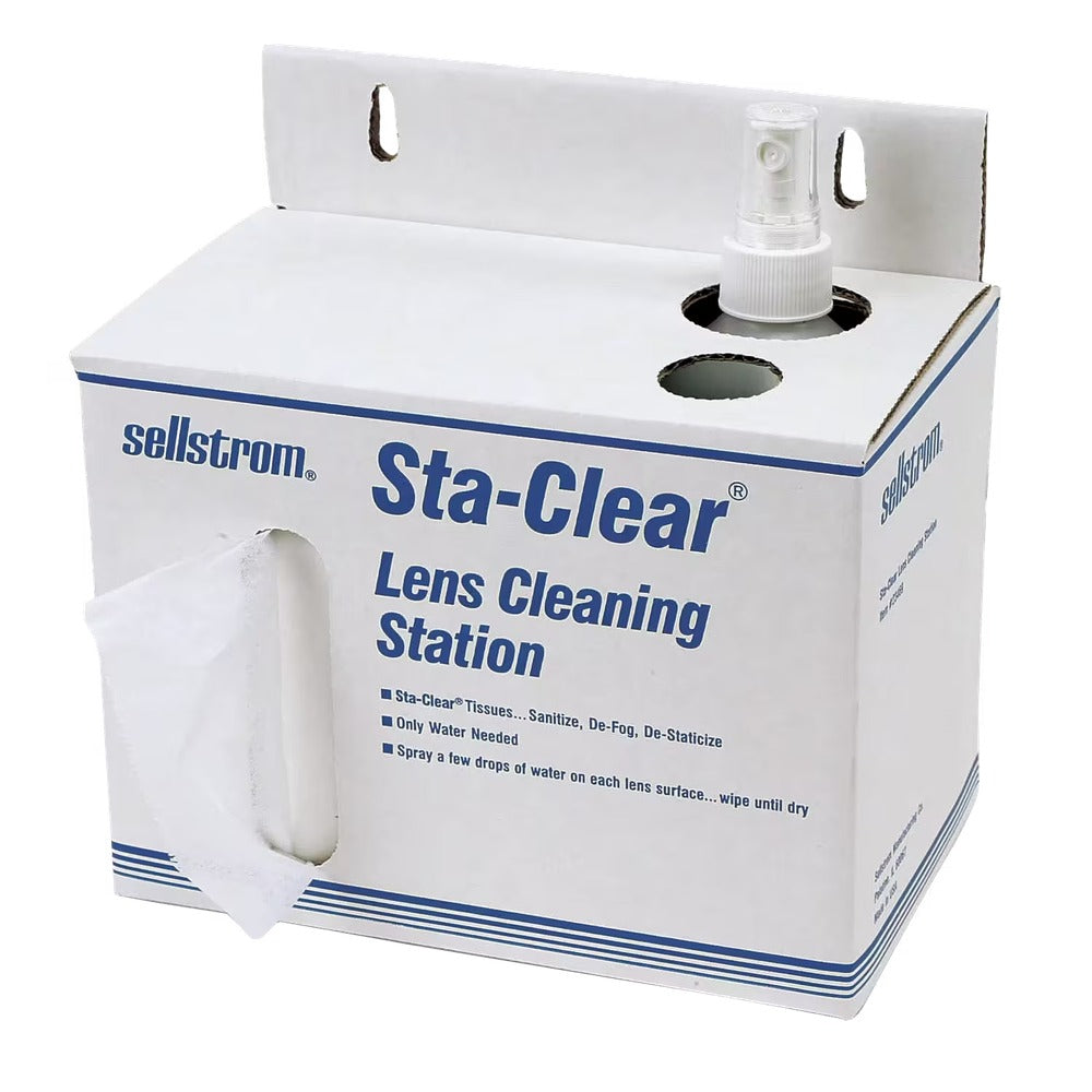 S23469 Cardboard Station (1,000 Tissues and Spray Bottle) — official manufacturer product view