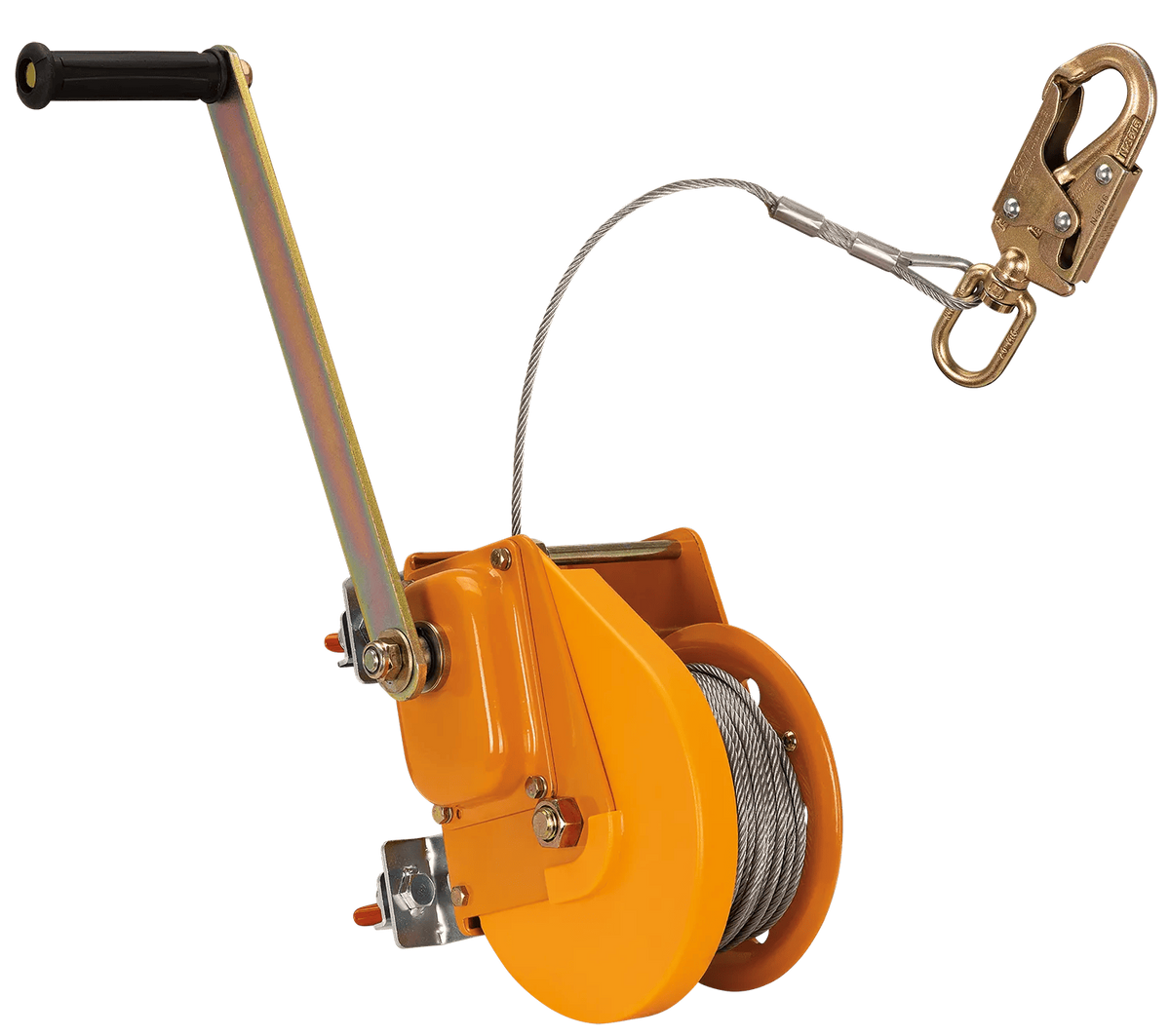 Peakworks Confined Space Kit - Replacement 65' Man Winch with 3/16" (5MM) Cable and Swivel Hook — official manufacturer gallery view