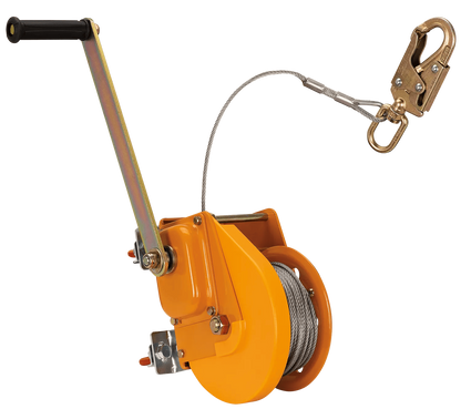 Peakworks Confined Space Kit - Replacement 65' Man Winch with 3/16" (5MM) Cable and Swivel Hook — official manufacturer gallery view