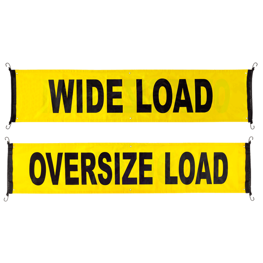 Pioneer Pioneer 463 Reversible Truck Banner – Oversize Load / Wide Load – 18" x 84" – O/S