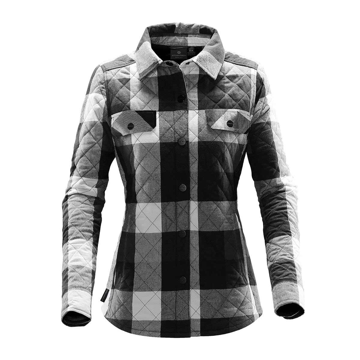 Stormtech Stormtech QPX-1W Women's North Beach Shacket – M / Black/Dolphin