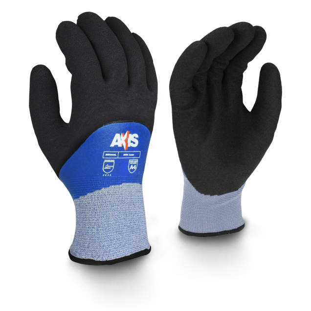 RWG605 Winter Cut-Resistant Gloves, A4 Cut Level, Latex-Coated