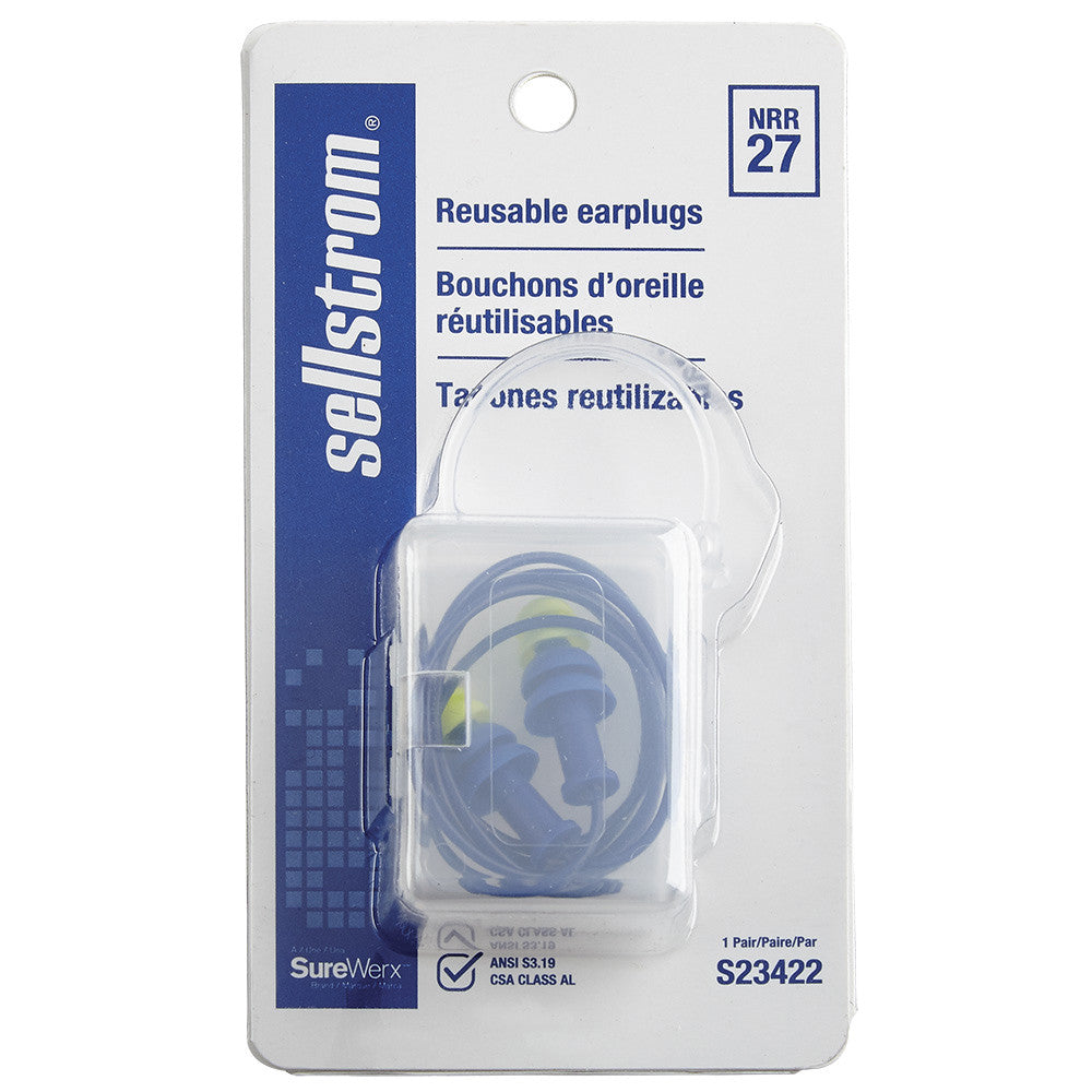 Sellstrom Sellstrom SUW-S23422 Reusable Corded Ear Plugs