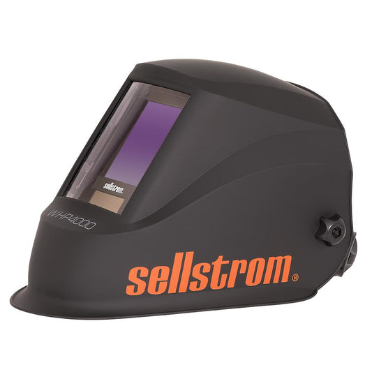 SELLSTROM PREMIUM SERIES WELDING HELMET WITH EXTRA LARGE BLUE LENS TECHNOLOGY - BLACK