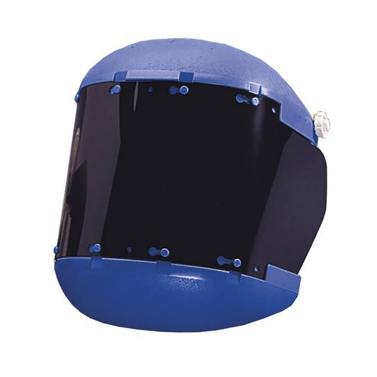 SELLSTROM 380 PREMIUM SERIES DUAL CROWN FACE SHIELD - RATCHETING HEADGEAR - SHADE 5 IR UNCOATED