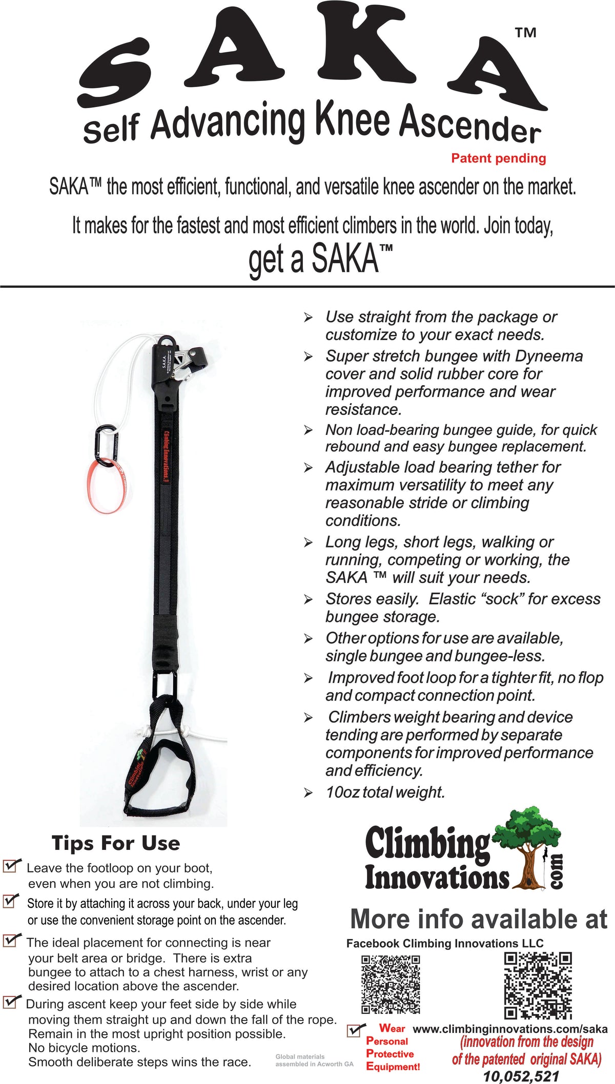 SAKA Knee Ascender