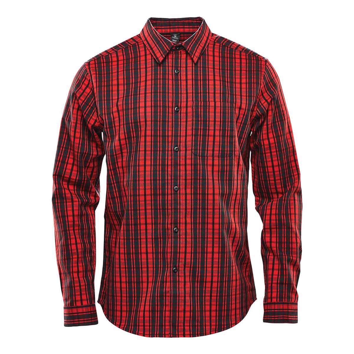 Stormtech Stormtech SDR-1 Men's Muirfield Performance Long Sleeve Shirt – M / Red Plaid