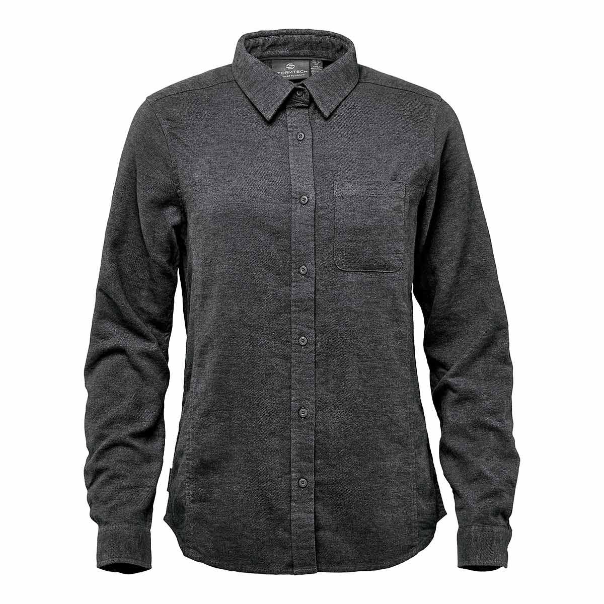 Stormtech Stormtech SXW-1W Women's Dockyard Long Sleeve Twill Shirt – M / Graphite