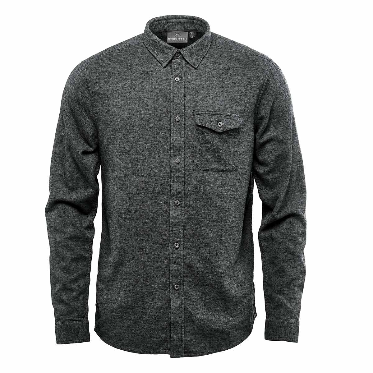 Stormtech Stormtech SXW-1 Dockyard Men's Twill Shirt – Long Sleeve, Graphite – M / Graphite