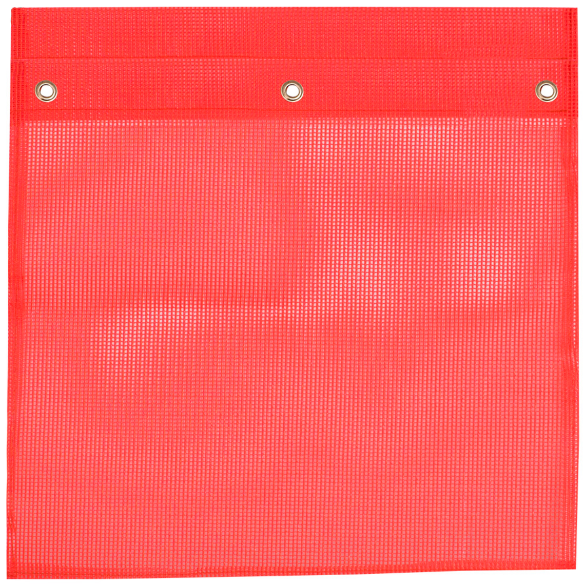 Pioneer Pioneer 368G Red PE Mesh Traffic Flag with Grommets