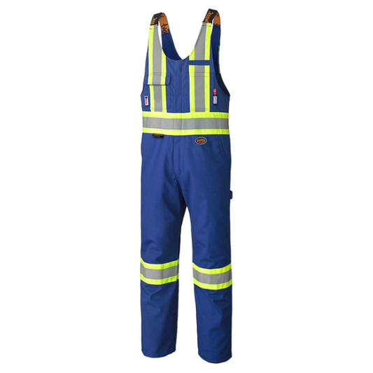 PIONNER 7714 FR-TECHÂ¢ FLAME RESISTANT/ARC RATED SAFETY OVERALLS - HI-VIZ ROYAL