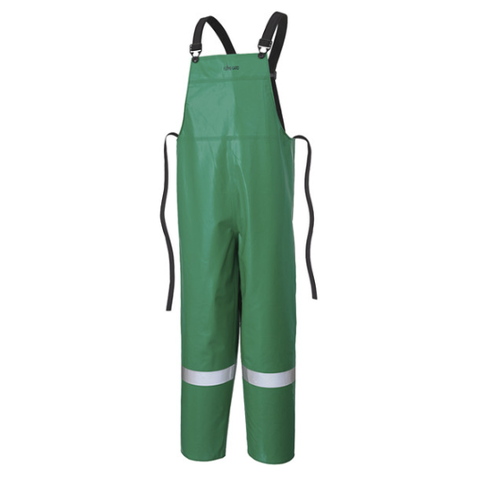 RANPRO P43 085 CA-43® FLAME/ CHEMICAL/ ACID RESISTANT BIB PANTS - GREEN