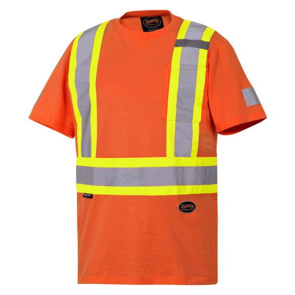 PIONEER 6978 100% COTTON SAFETY T-SHIRT - ORANGE