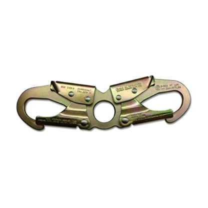 ●ANSI Z359.1-2007 / Z359.12-2009, EN362 ● Double Action / Self Locking Gate● Zinc Plated
●Gate Opening: 22mm, ●Length: 246mm / Eye: 29mm
● Minimum Break Strength: 23kN / 5,171 lbs ● Gate Strength: 16kN / 3,600 lbs