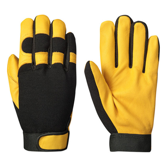 • Gold goatgrain one-piece palm
• Hang carded with UPC
• 1 dz/pkg