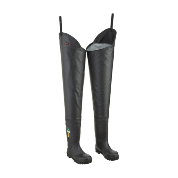 1042 STEEL TOE/STEEL PLATE HIP WADER