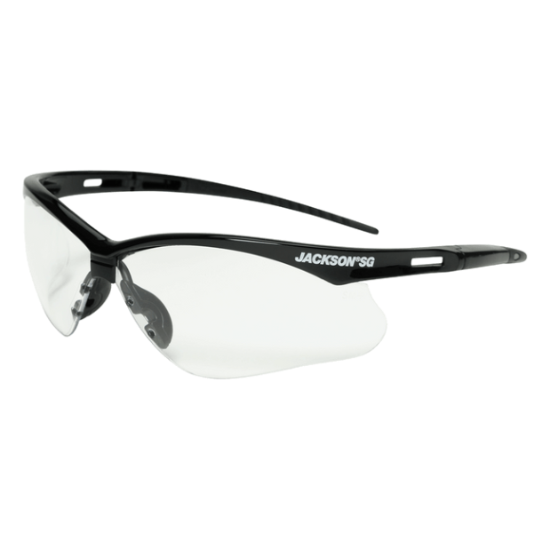JACKSON SG SERIES PREMIUM SAFETY GLASSES - ANTI-FOG COATING - CLEAR/SMOKE MIRROR LENS (12 PACK)
