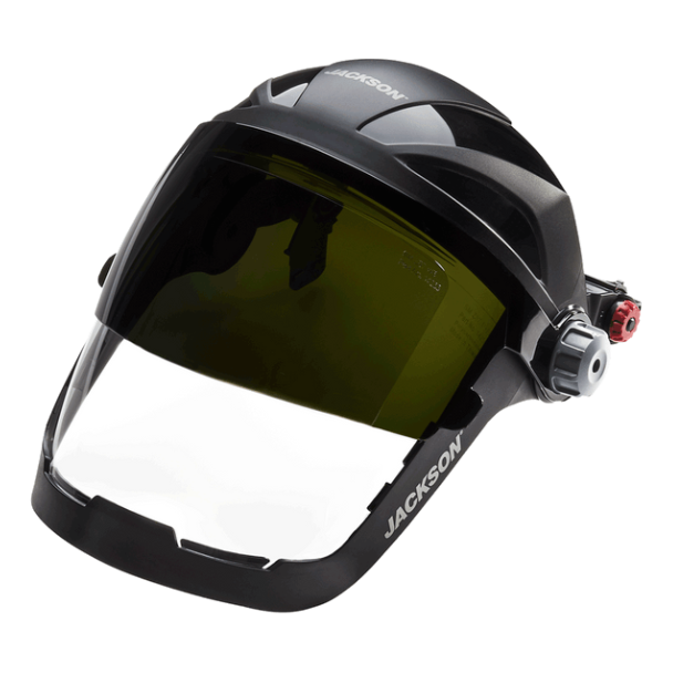JACKSON QUAD 500 SERIES - 370 SPEED DIAL SHADE 8 FLIP-UP WINDOW AND HHIS UNIVERSAL HARD HAT SLOT ADAPTOR
