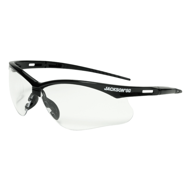JACKSON SG SERIES PREMIUM SAFETY GLASSES - CLEAR OR AMBER (12 PACK)
