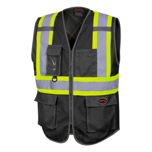 These safety vests help you stand out and be seen on the job site. The vest features zipper front closure for a secure fit and a generous number of multi-function pockets to get the job done right.

• Premium material is durable, lightweight, and provides all-day working comfort

• Exclusive Startech® reflective tape provides maximum visibility even in low lit working conditions

• Full front zipper closure provides a secure fit and easy on/off

• Generous number of pockets provide maximum versatility and