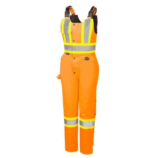 PIONEER WOMENS HI-VIS WATERPROOF SAFETY OVERALLS