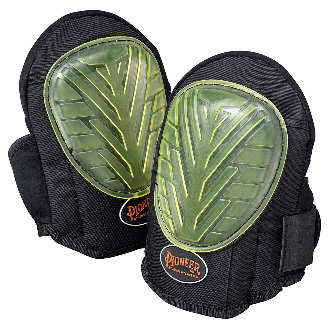Pioneer Pioneer 165 Professional Gel Knee Pads – Black