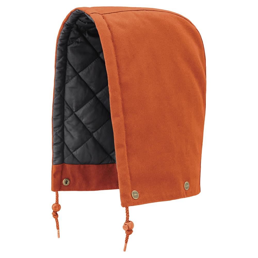 PIONEER HOOD FOR QUILTED COTTON DUCK SAFETY PARKA, BOMBER or COVERALL