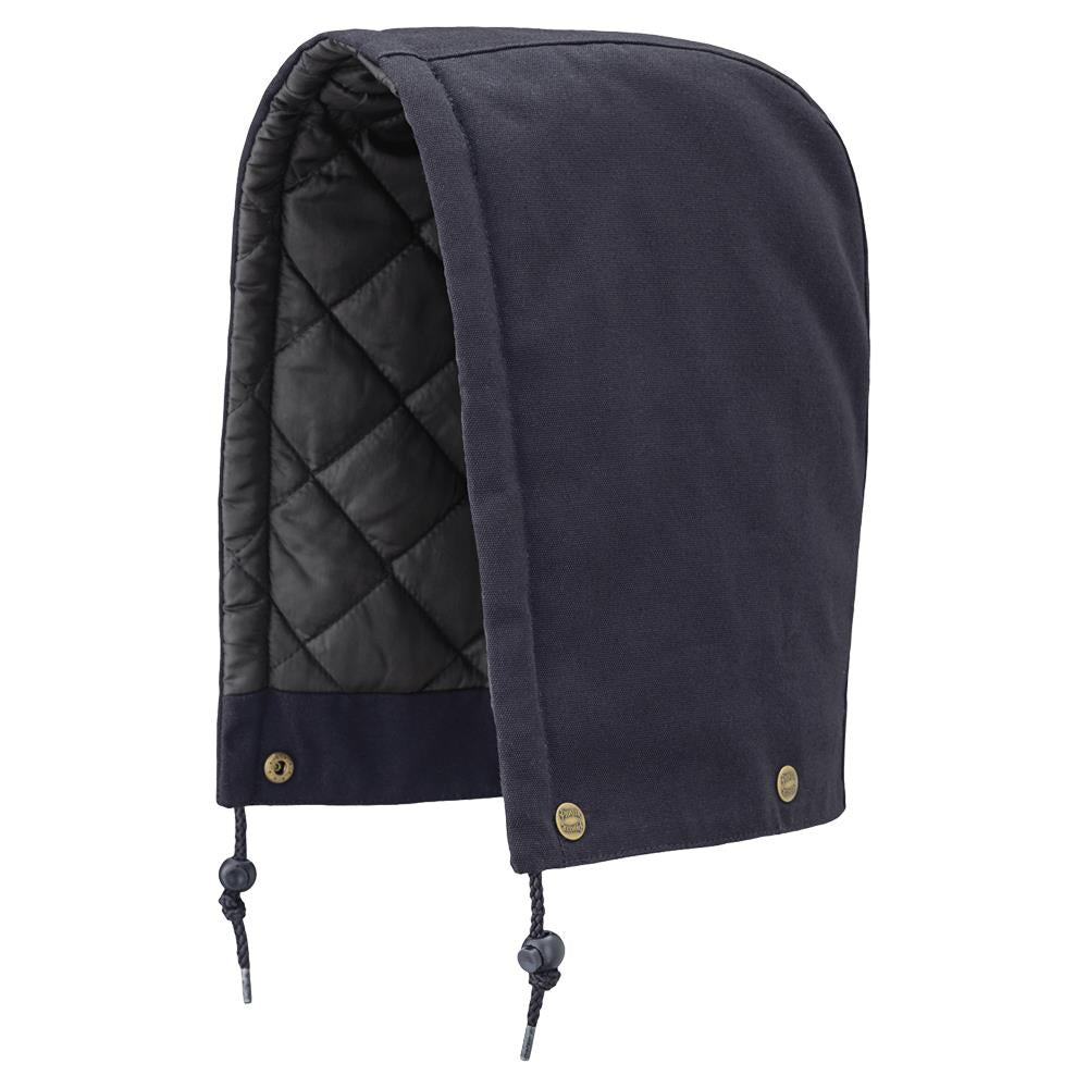 PIONEER HOOD FOR QUILTED COTTON DUCK SAFETY PARKA, BOMBER or COVERALL