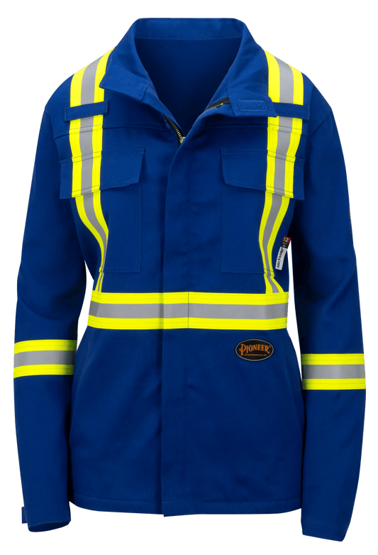 Pioneer Women's Hi-Vis FR-Tech® Flame-Resistant Unlined Safety Jacket