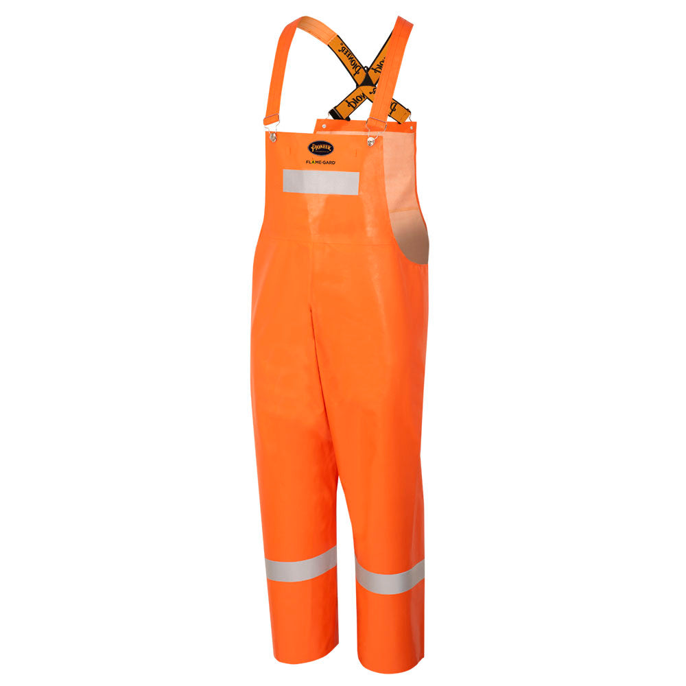 PIONEER HI-VIS FR/ARC SUPER-HD SAFETY RAIN BIB PANTS - HI-VIS ORANGE