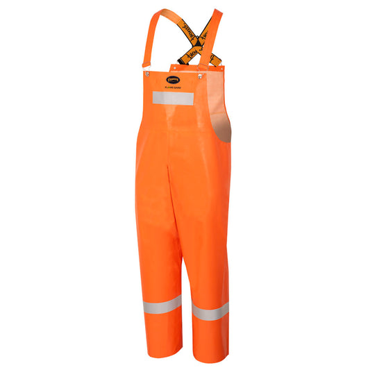 PIONEER HI-VIS FR/ARC SUPER-HD SAFETY RAIN BIB PANTS - HI-VIS ORANGE