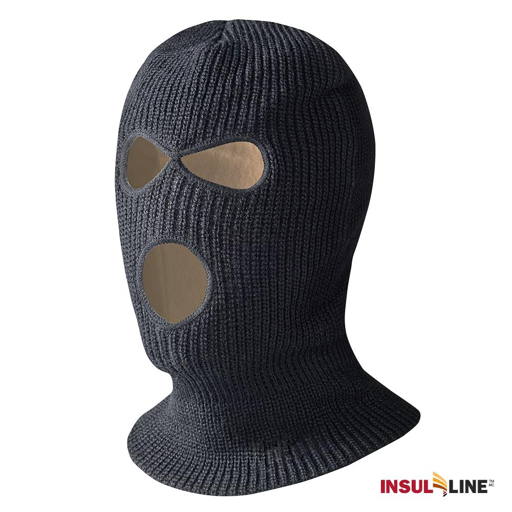 PIONEER 3-HOLE LINES BALACLAVA - BLACK - ONESIZE