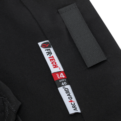FLAME-RESISTANT QUILTED HARD HAT LINER – DETACHABLE MOUTHPIECE – BLACK – ONE SIZE FITS ALL