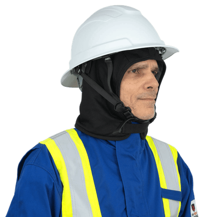 Flame-Resistant Quilted Hard Hat Liner – Black – One Size Fits All