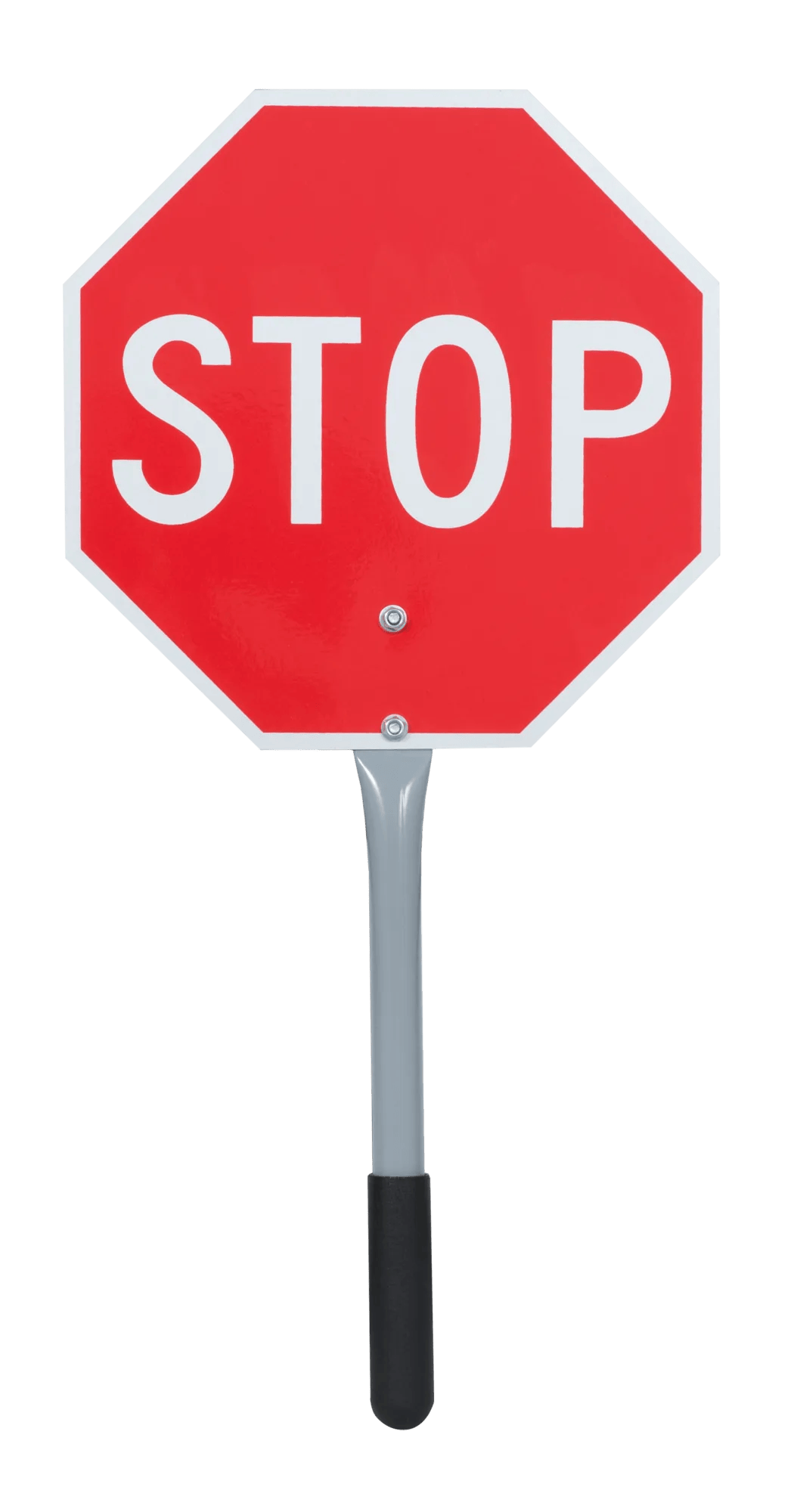 PIONEER TRAFFIC PADDLE – STOP/SLOW – 12 IN – RED/ORANGE