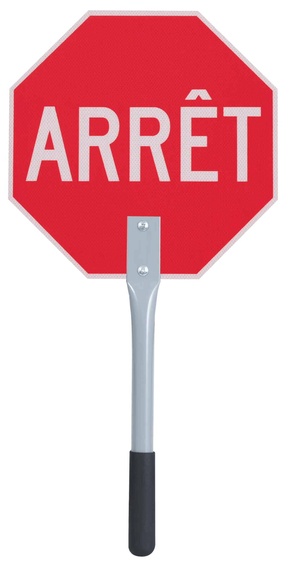 Pioneer Traffic Paddle – Arrêt/Arrêt – 12 in – Red