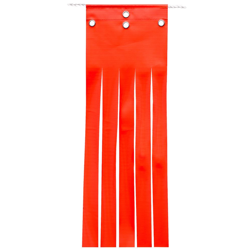 PIONEER HI-VIS SHREDDED FLAG - ORANGE - 6" X 18"