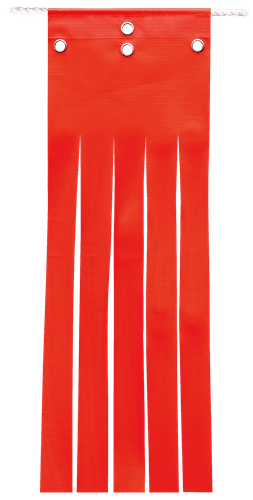 Hi-Vis Shredded Flag - Orange - 6" x 18"/15.2 cm x 45.7 cm