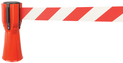 CONE TOPPER WITH BARRICADE TAPE - 10’