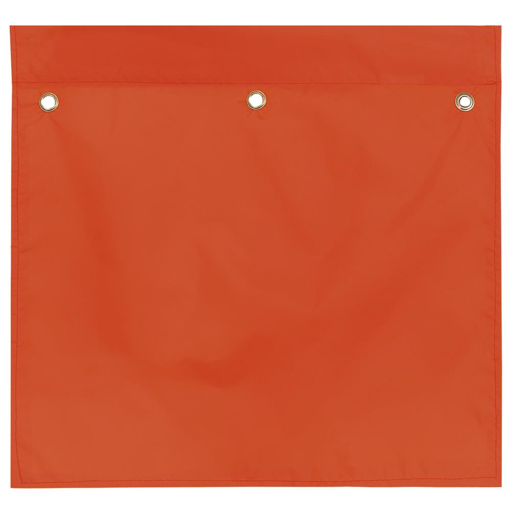 PIONEER POLYESTER FLAG WITH WATERPROOF COATING - HI-VIS ORANGE - 16" X 16"