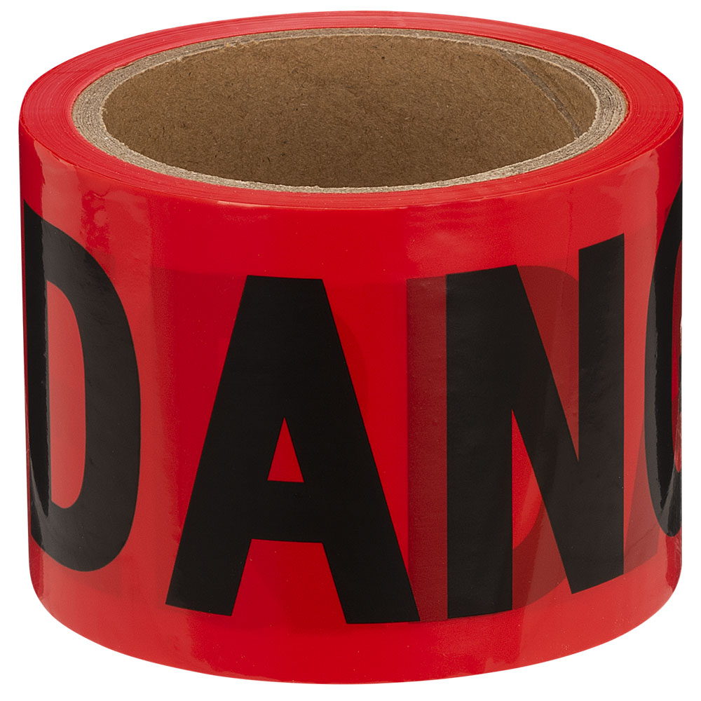 PIONEER DANGER TAPE - RED - 200'