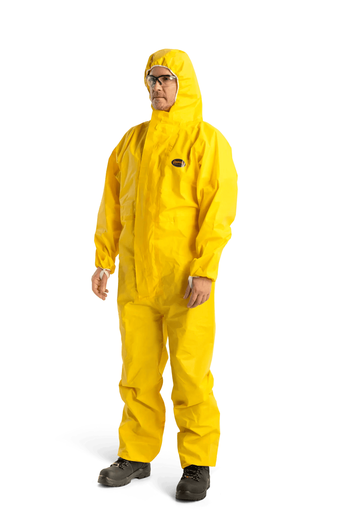 PIONEER DISPOSABLE CHEMICAL COVERALLS – YELLOW