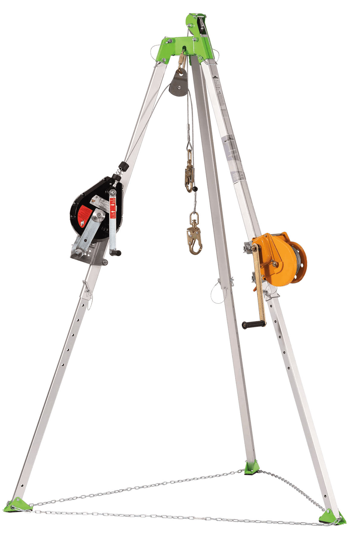 Peakworks CSK3-60 Confined Space Kit: Tripod, 3-Way 60' (18 M) SRL, 65' (20 M) Man Winch and Bag