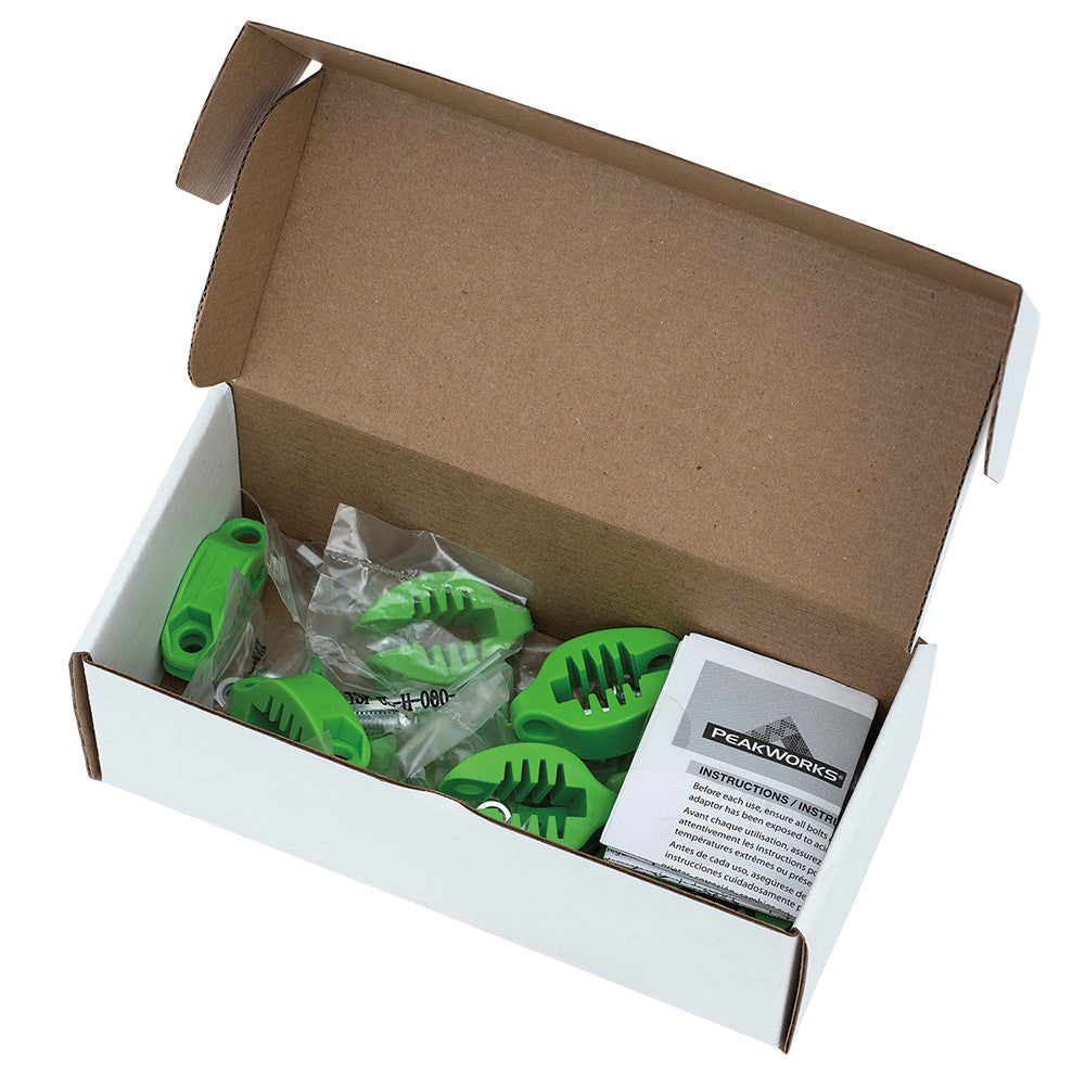 PeakWorks PeakWorks TT-5000-BULK Flat Clamp – 5/16" to 15/16" (8 mm to 24 mm), 10 Pack