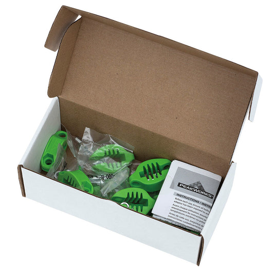 PeakWorks PeakWorks TT-5000-BULK Flat Clamp – 5/16" to 15/16" (8 mm to 24 mm), 10 Pack