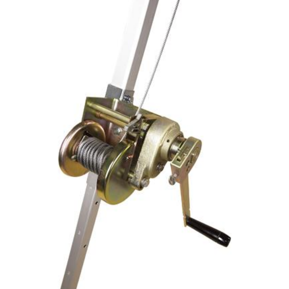 WINCH W 50FT 3/16 GALVN STEEL CABLE LIFELINE