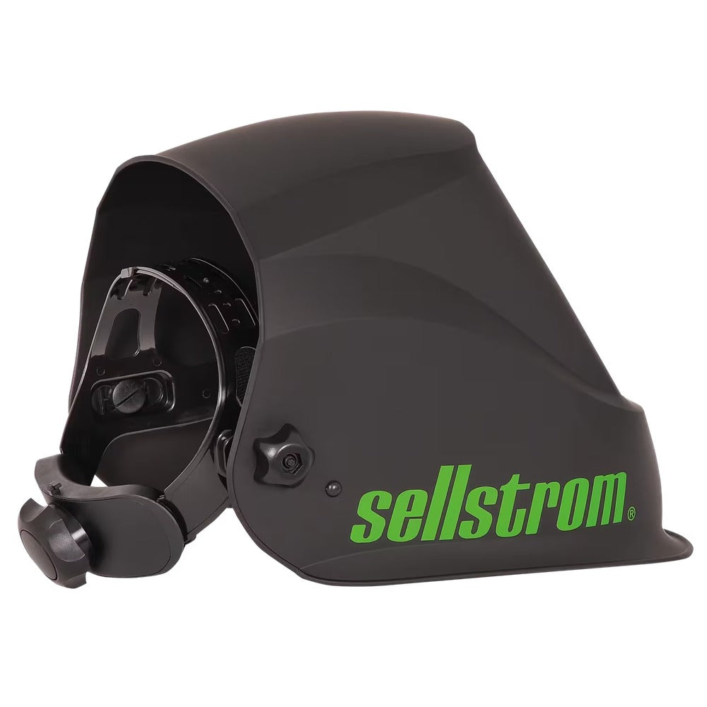 Advantage Plus Series Welding Helmet – Variable ADF – 5.25" X 4.25" – Black — official manufacturer rear view