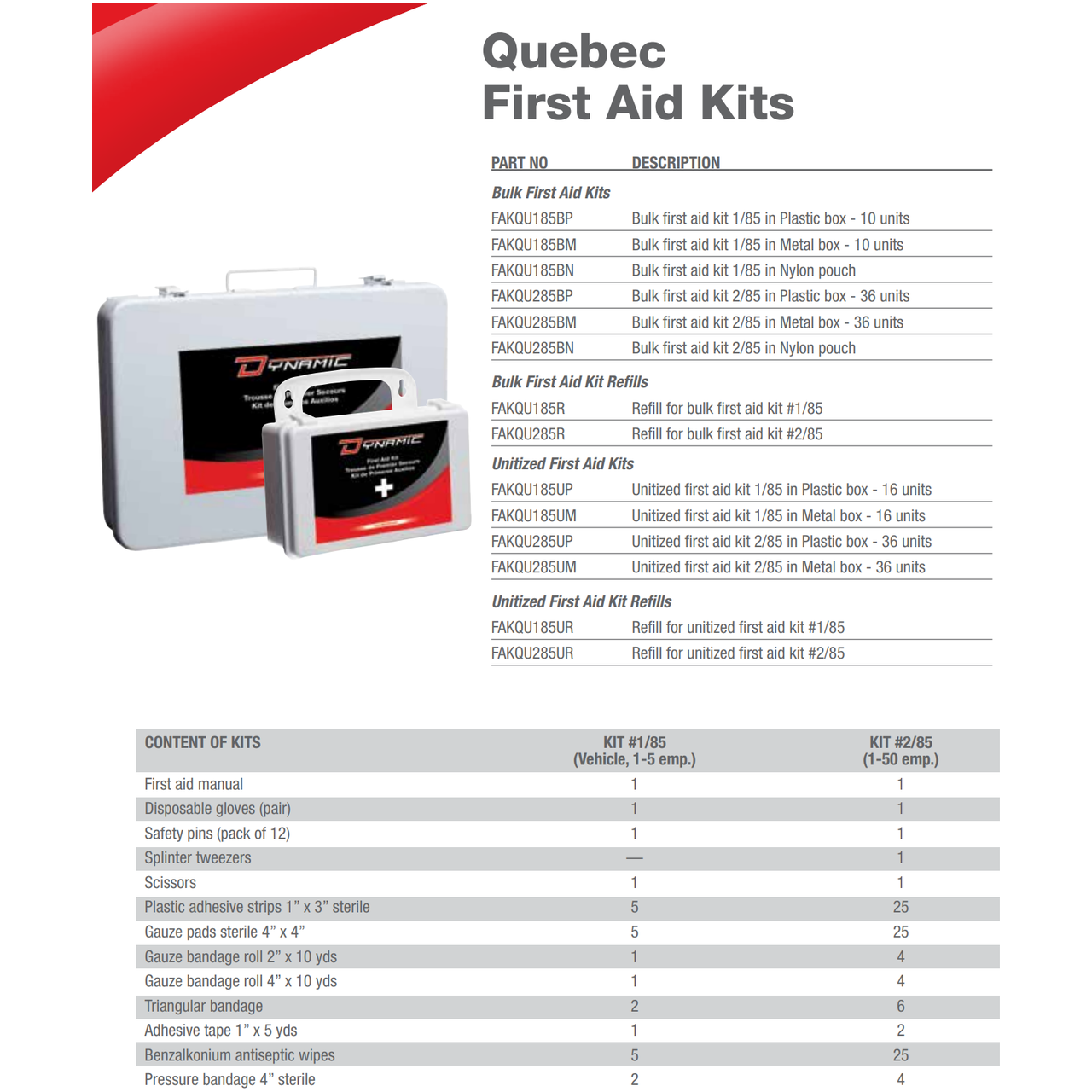 FAK BULK NO.1/85 NYLON POUCH