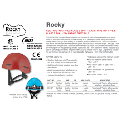 DYNAMIC SAFETY ROCKY HARD HAT