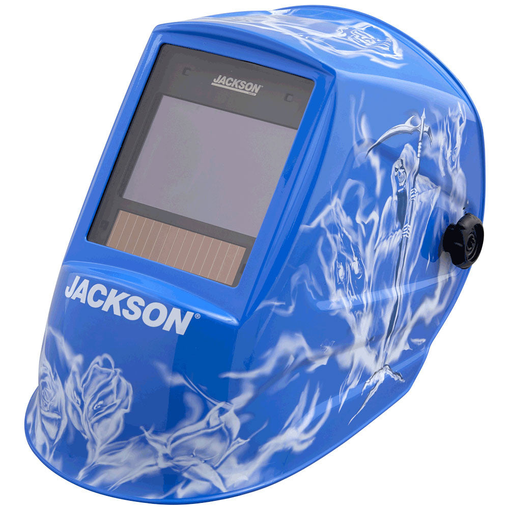 Jackson Jackson Premium Auto-Darkening Welding Helmet – Reapers N' Roses – SUW-47104